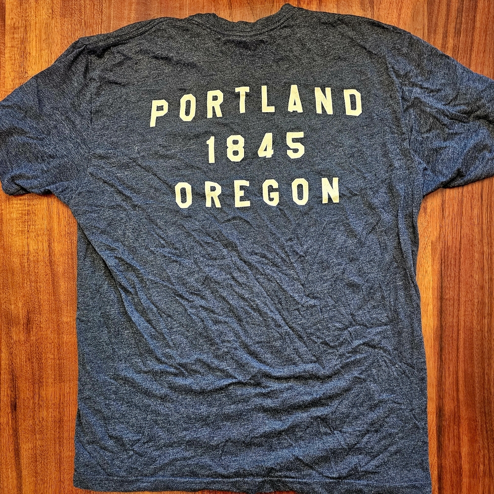 Portland 1845 Oregon Men's Tee - Dark Gray